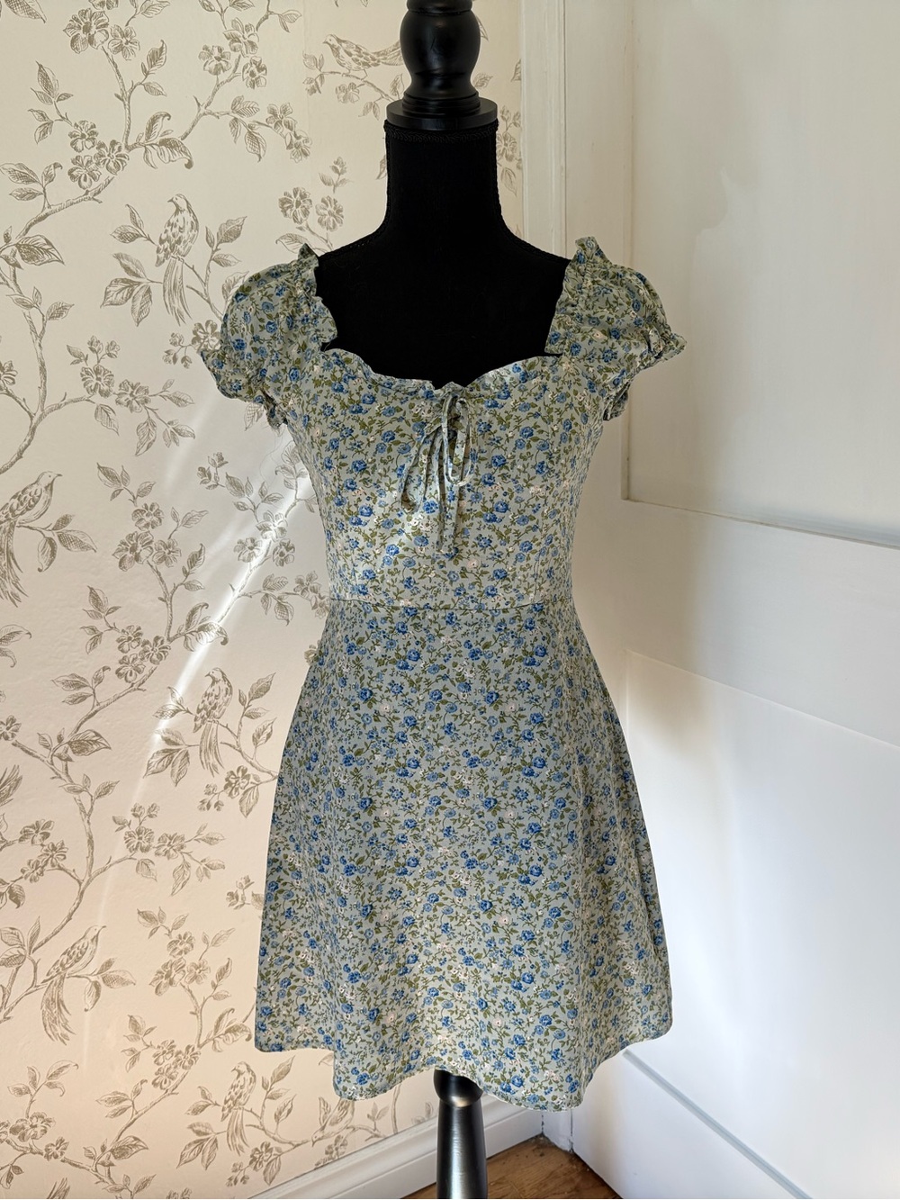 Short floral summer dress